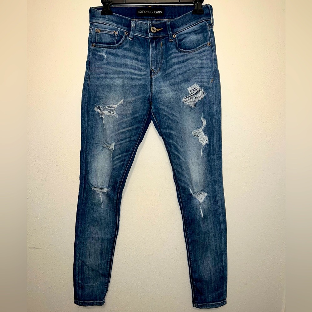Express Mid Rose Denim